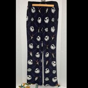 Disney Tim Burtons The Nightmare Before Christmas Pajama Pants Jack Skeleton